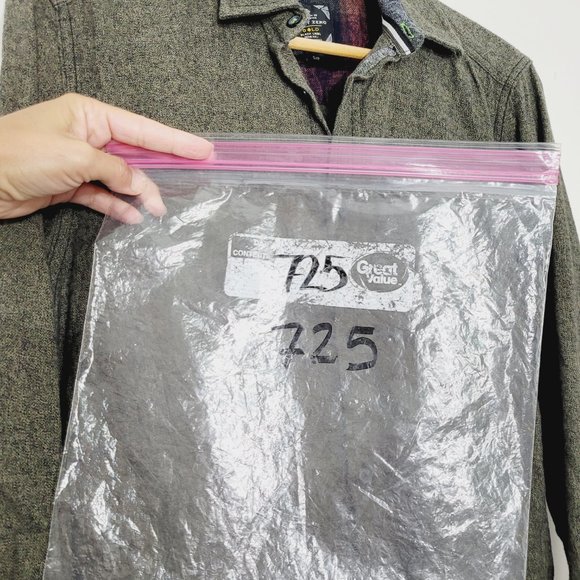 Point Zero Men's Cotton Button Down Shirt Leaf Green Comfy Pocket Long Sleeve - Picture 6 of 12